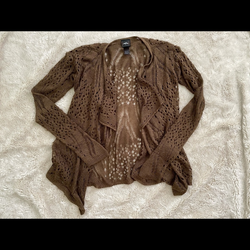 Daytrip - Brown Light Cardigan - S